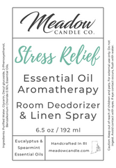Stress Relief Aromatherapy Room & Linen Spray with Eucalyptus & Spearmint Essential Oils 6.5 oz