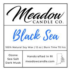 Black Sea Soy Candle 12 oz