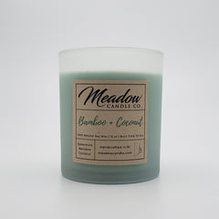 Bamboo and Coconut Soy Candle 12 oz