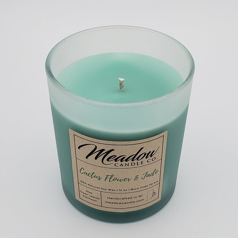 Cactus Flower and Jade Soy Candle 12 oz