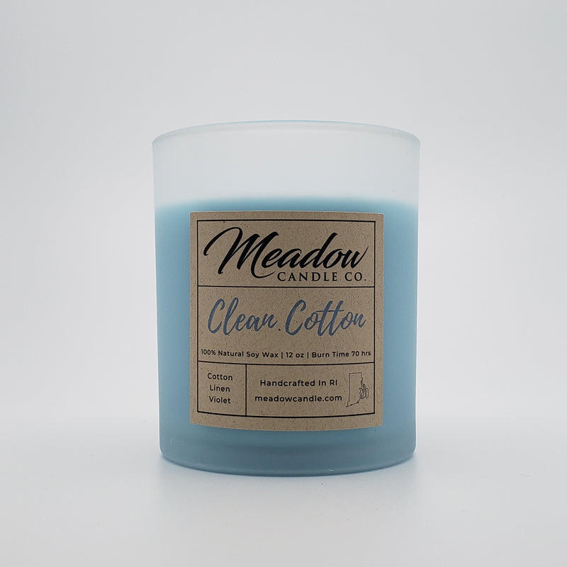 Clean Cotton (Type) Soy Candle 12 oz