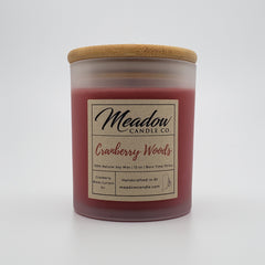 Cranberry Woods Soy Candle 12 oz