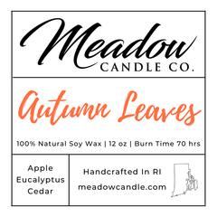 Autumn Leaves Soy Candle 12 oz