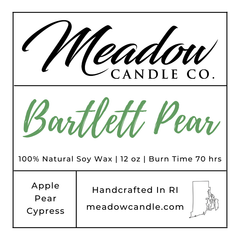 Bartlett Pear Soy Candle 12 oz