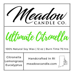 Ultimate Citronella Soy Candle 12 oz