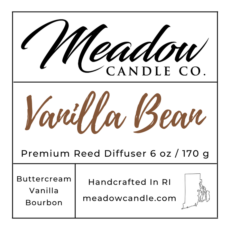 Vanilla Bean Reed Diffuser 6 oz