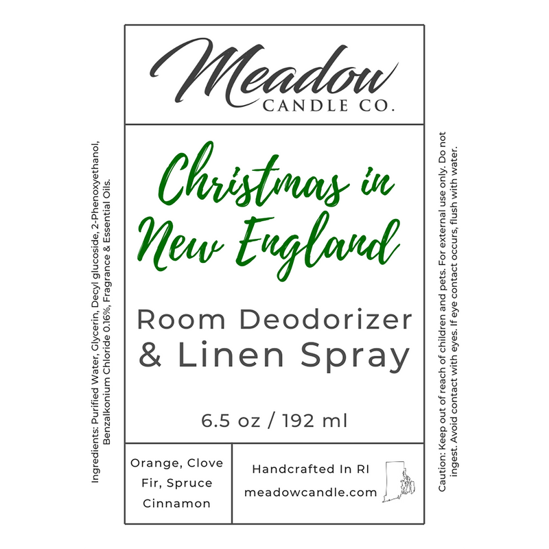 Christmas in New England Room & Linen Spray 6.5 oz