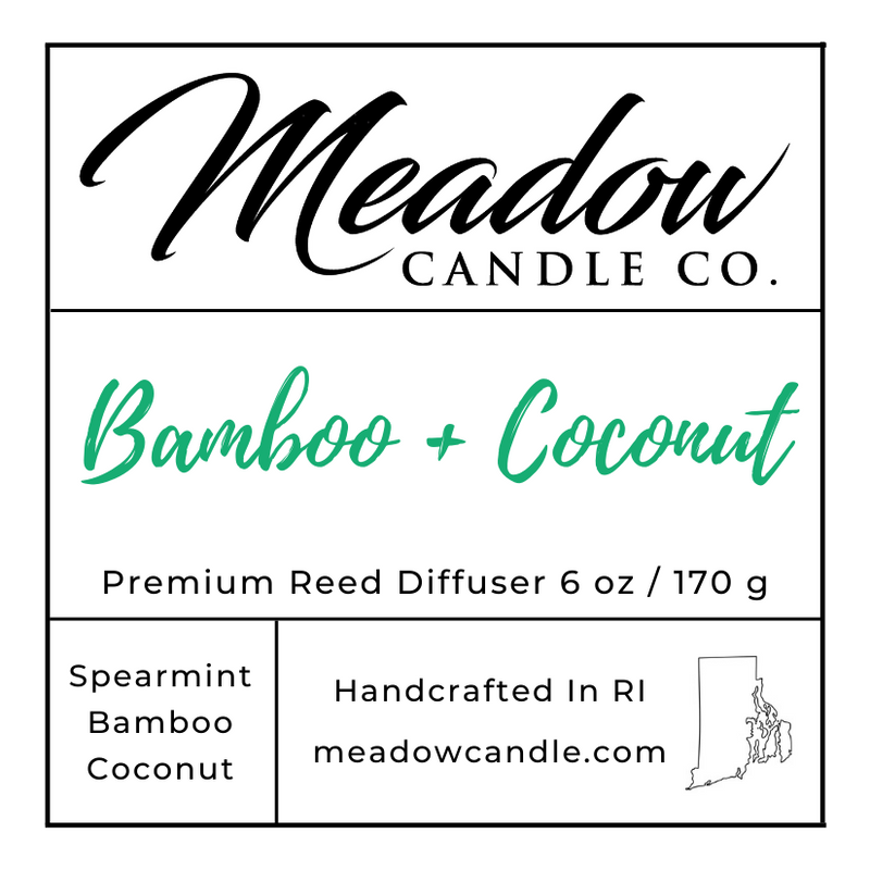 Bamboo and Coconut Reed Diffuser 6 oz