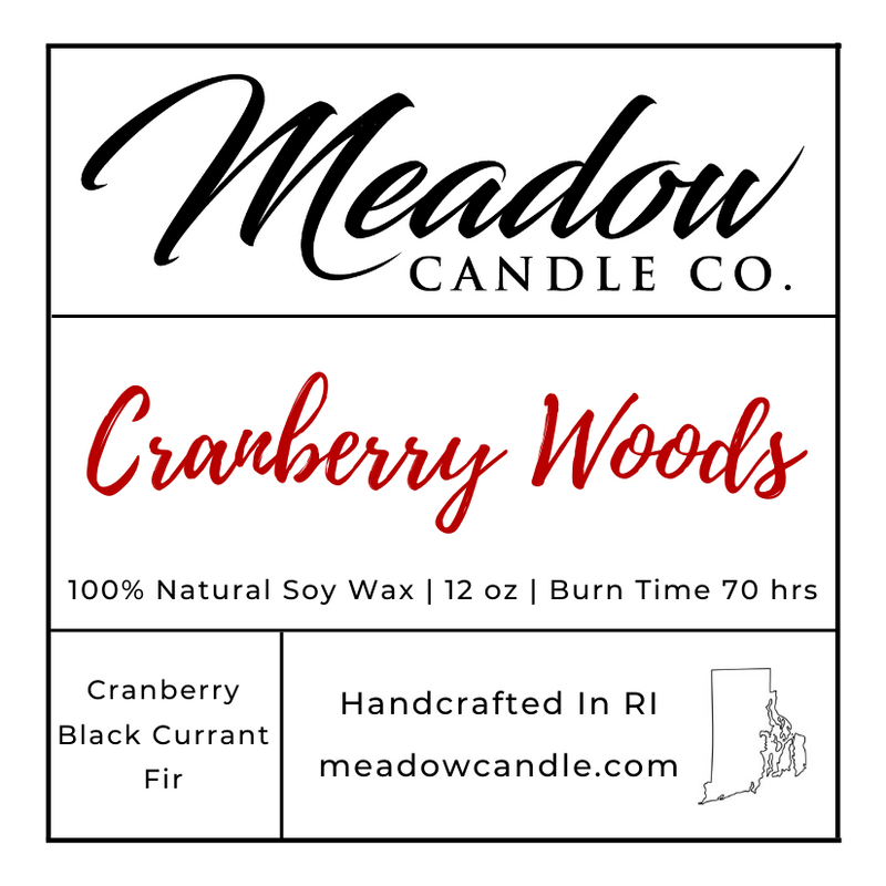 Cranberry Woods Soy Candle 12 oz