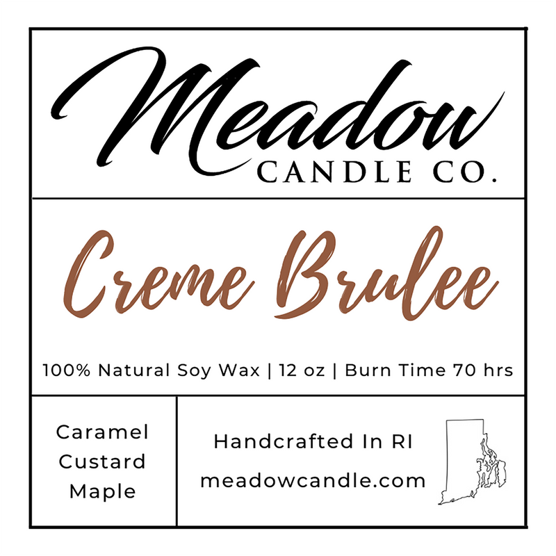 Creme Brulee Soy Candle 12 oz