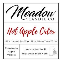 Hot Apple Cider Soy Candle 12 oz