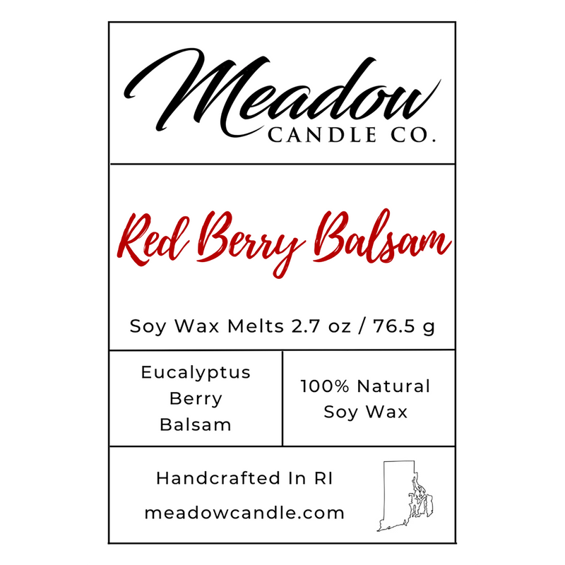 Red Berry Balsam Soy Wax Melts 2.7 oz