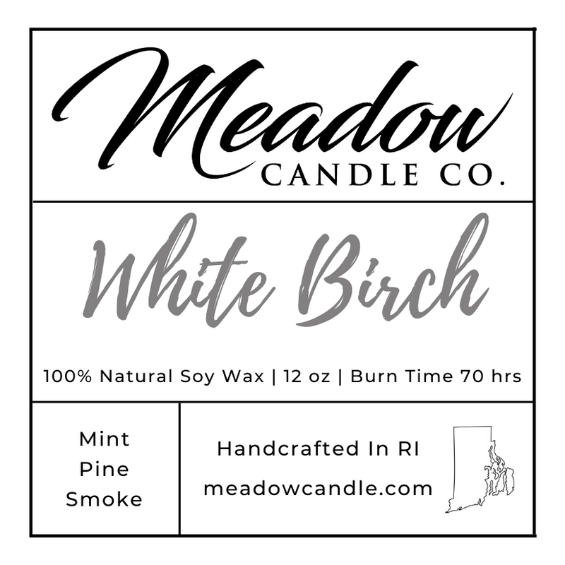 White Birch Soy Candle 12 oz