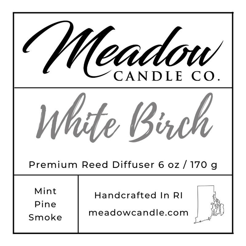 White Birch Reed Diffuser 6 oz