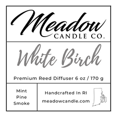 White Birch Reed Diffuser 6 oz