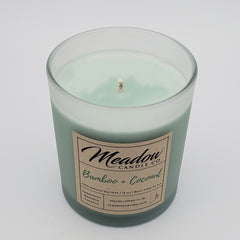 Bamboo and Coconut Soy Candle 12 oz