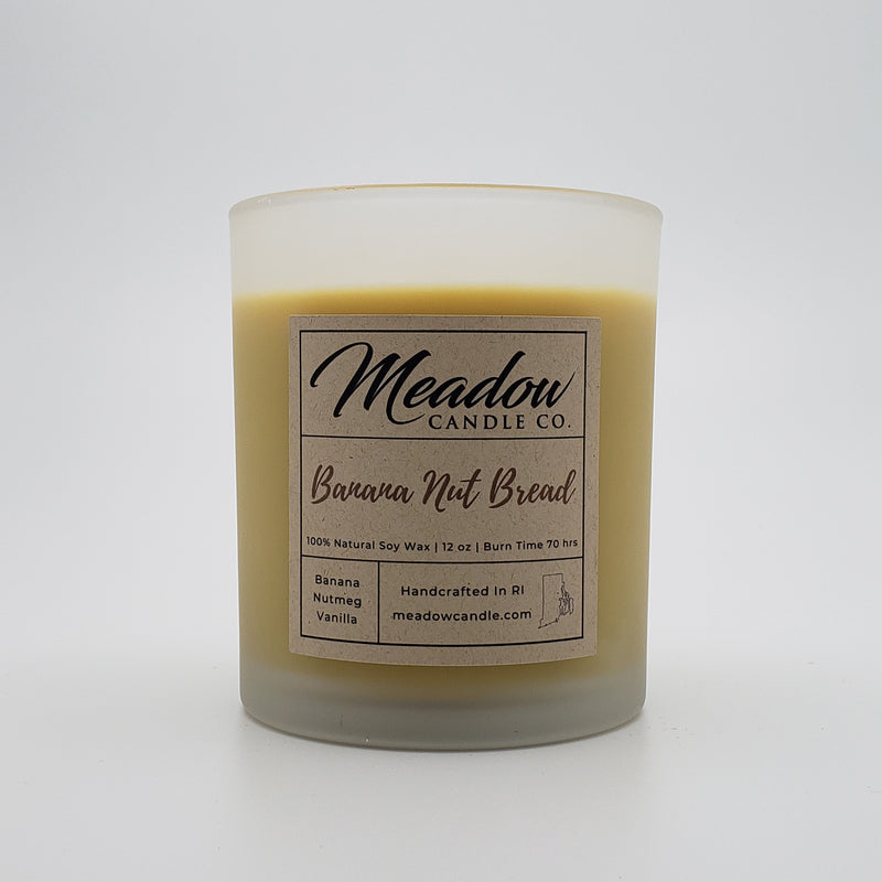 Banana Nut Bread Soy Candle 12 oz