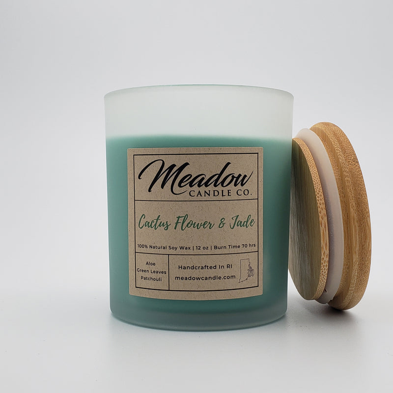 Cactus Flower and Jade Soy Candle 12 oz