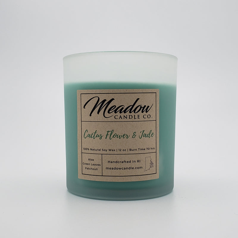 Cactus Flower and Jade Soy Candle 12 oz