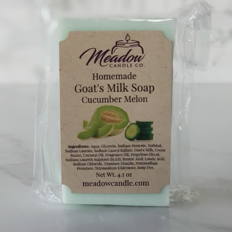 Cucumber Melon Goat's Milk Soap 4.5 oz