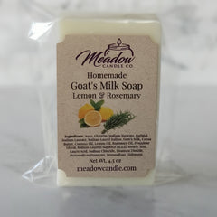 Lemon & Rosemary Goat's Milk Soap 4.5 oz