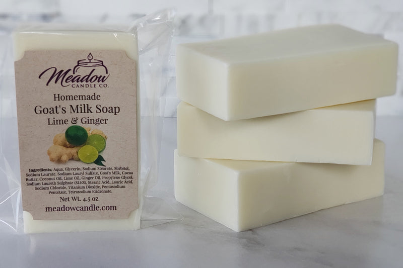 Lime & Ginger Goat's Milk Soap 4.5 oz