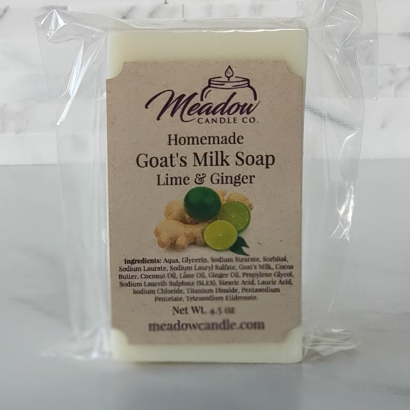 Lime & Ginger Goat's Milk Soap 4.5 oz