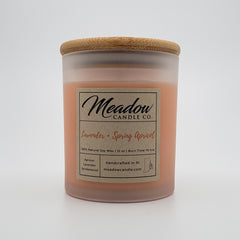 Lavender & Spring Apricot (type) Soy Candle 12 oz