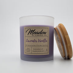 Lavender Vanilla Soy Candle 12 oz