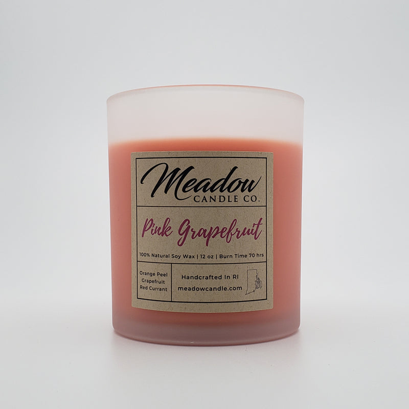 Pink Grapefruit Soy Candle 12 oz