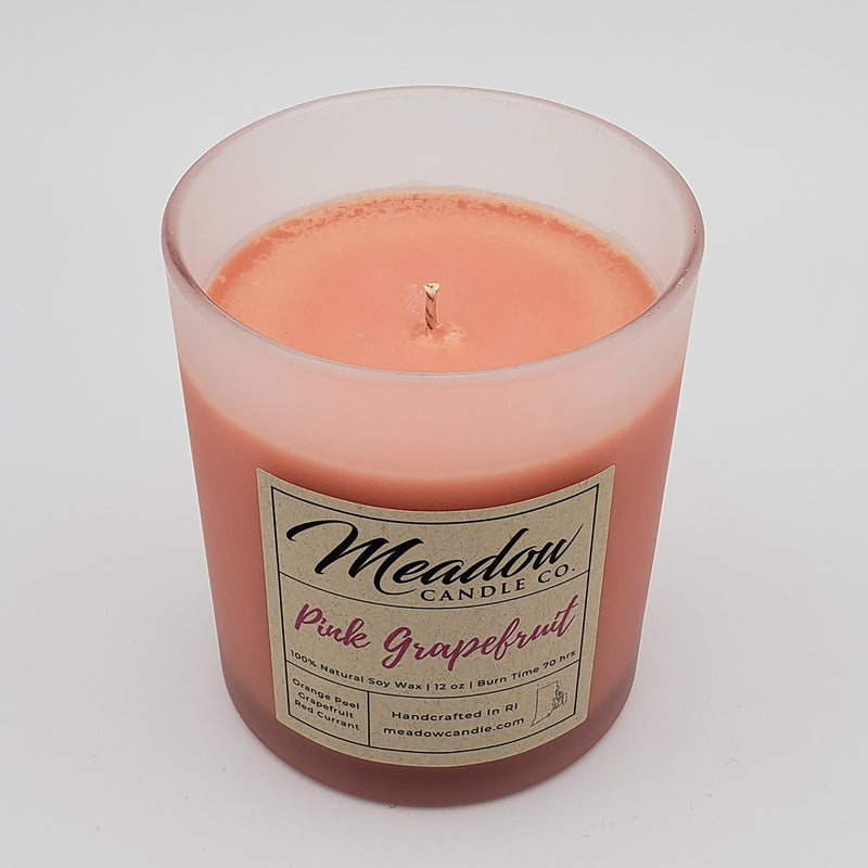 Pink Grapefruit Soy Candle 12 oz