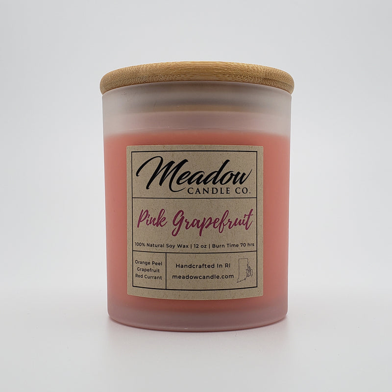 Pink Grapefruit Soy Candle 12 oz