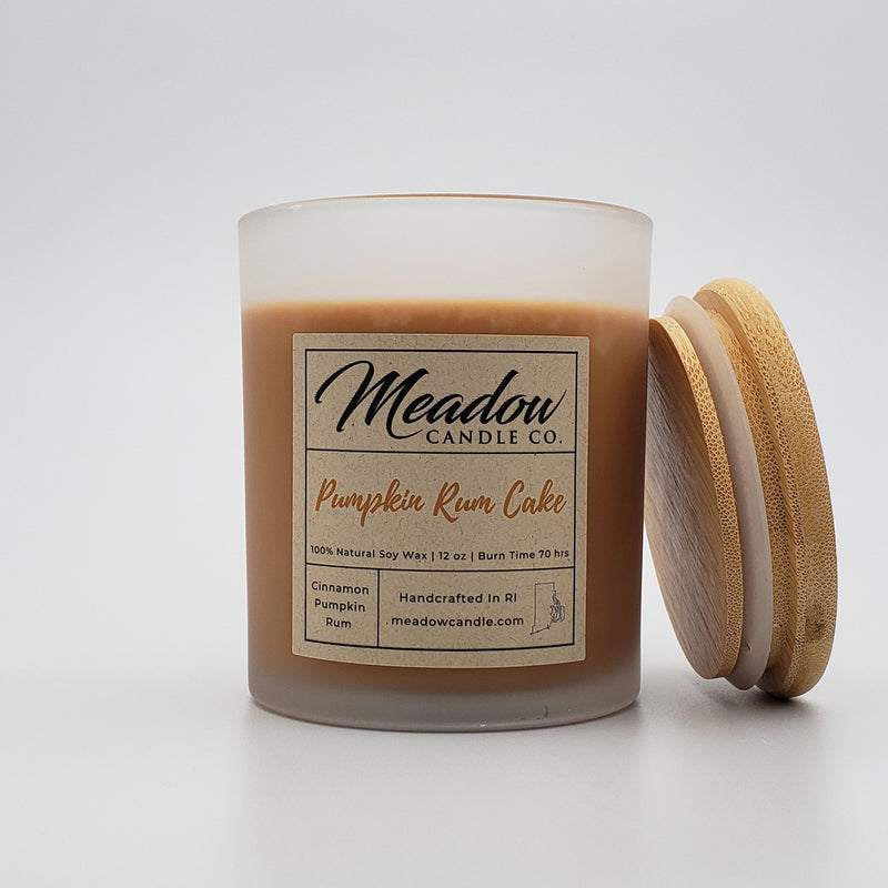 Pumpkin Rum Cake Soy Candle 12 oz