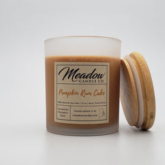 Pumpkin Rum Cake Soy Candle 12 oz