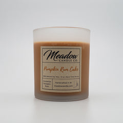 Pumpkin Rum Cake Soy Candle 12 oz