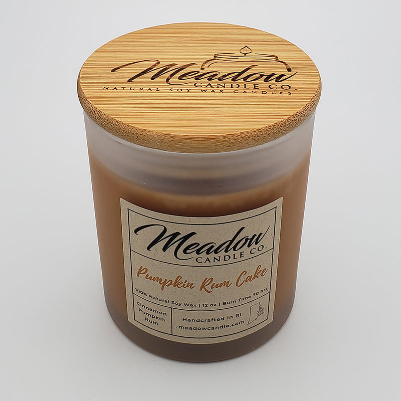 Pumpkin Rum Cake Soy Candle 12 oz