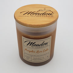 Pumpkin Rum Cake Soy Candle 12 oz
