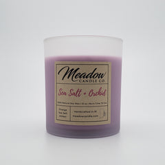 Sea Salt and Orchid Soy Candle 12 oz