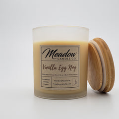 Vanilla Eggnog Soy Candle 12 oz