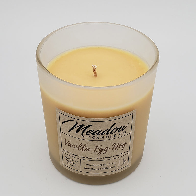 Vanilla Eggnog Soy Candle 12 oz