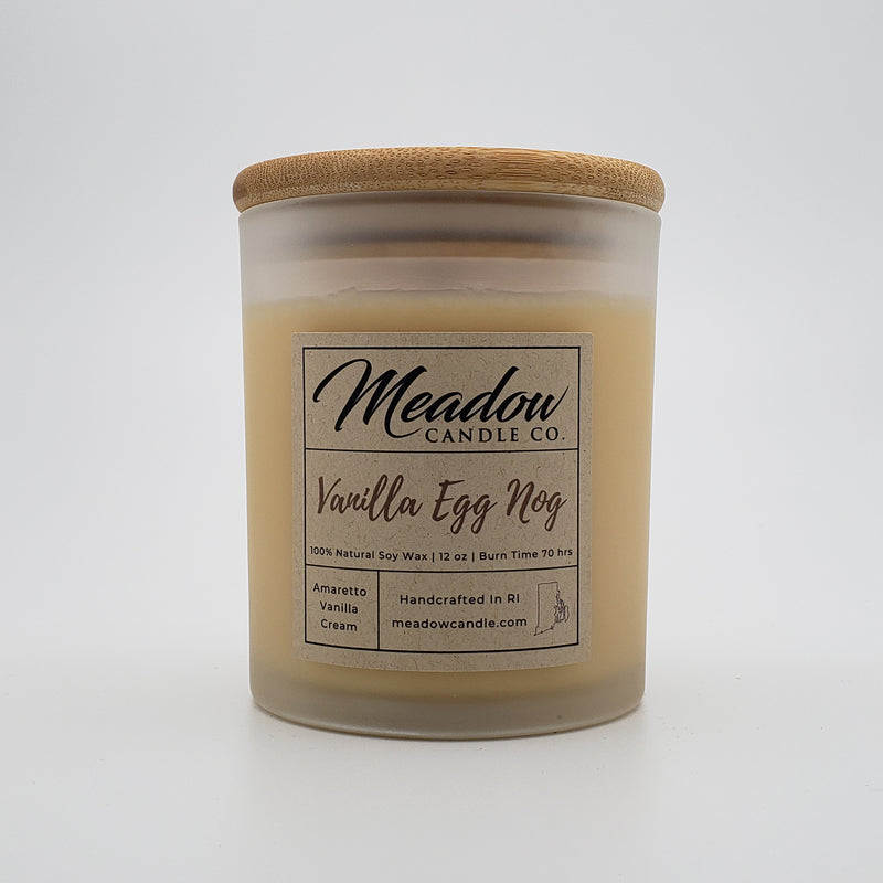 Vanilla Eggnog Soy Candle 12 oz